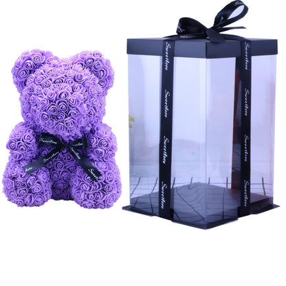 Forever Yours Rose Bear – Simulierte Blumen Geschenk