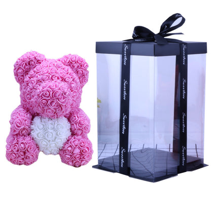 Forever Yours Rose Bear – Simulierte Blumen Geschenk