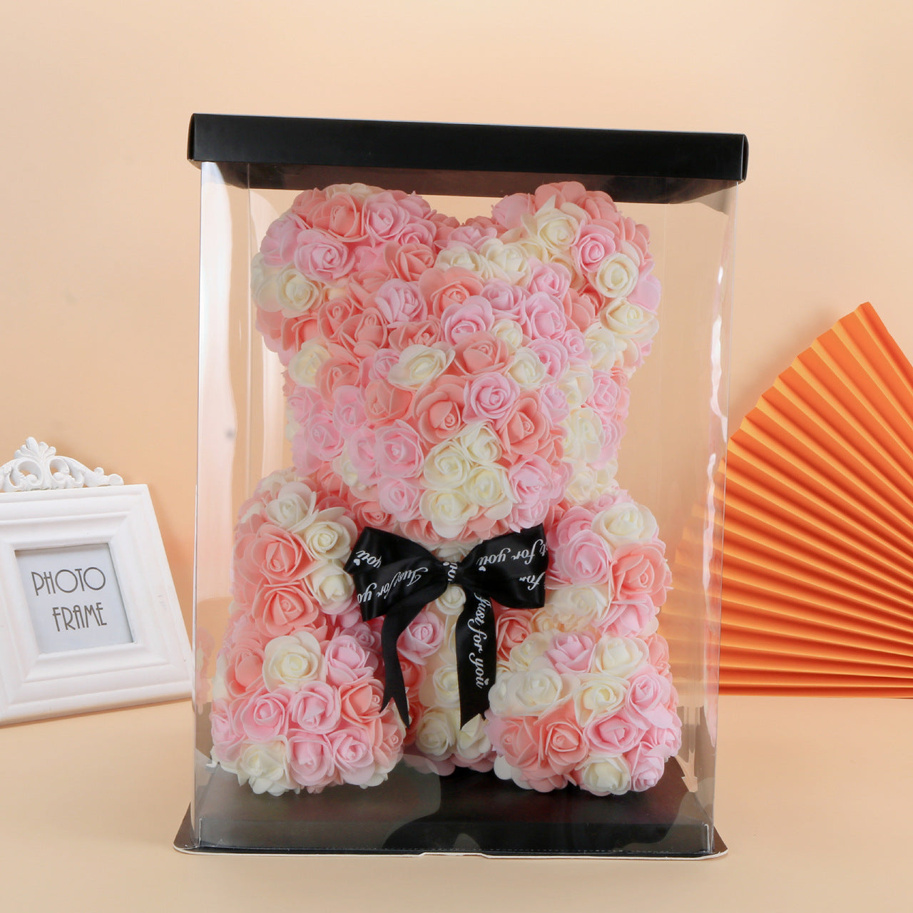 Forever Yours Rose Bear – Simulierte Blumen Geschenk