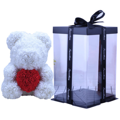 Forever Yours Rose Bear – Simulierte Blumen Geschenk