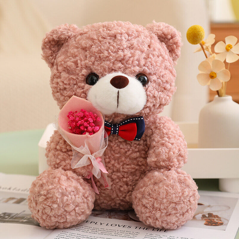 Cute Bear Plush with Roses