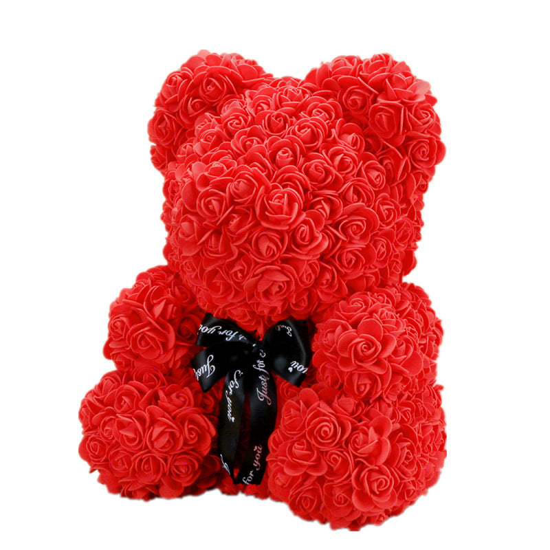 Forever Yours Rose Bear – Simulierte Blumen Geschenk