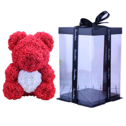 Forever Yours Rose Bear – Simulierte Blumen Geschenk